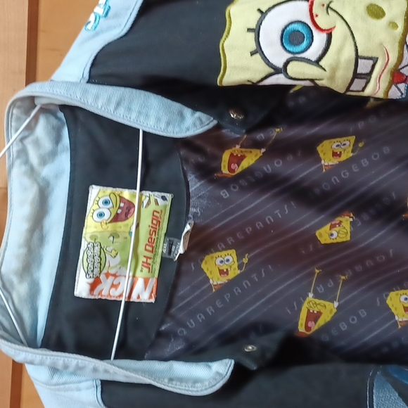 Rare/Vintage SpongeBob Squarepants JH Designs Jacket - Picture 6 of 10